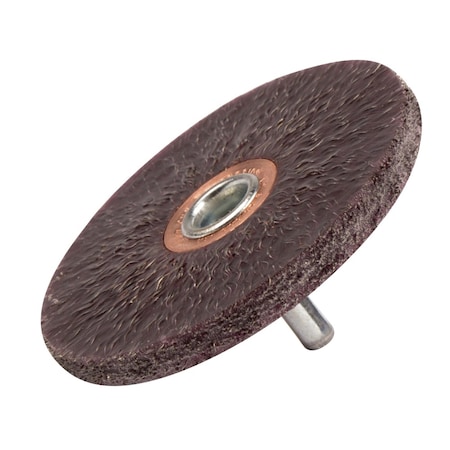 Weiler 3" Polyflex Encapsulated Wire Wheel, .0118" Steel Fill, 1/4" Stem 35315